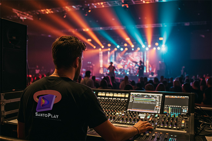 SantoPlay - Operando Mesa em Show